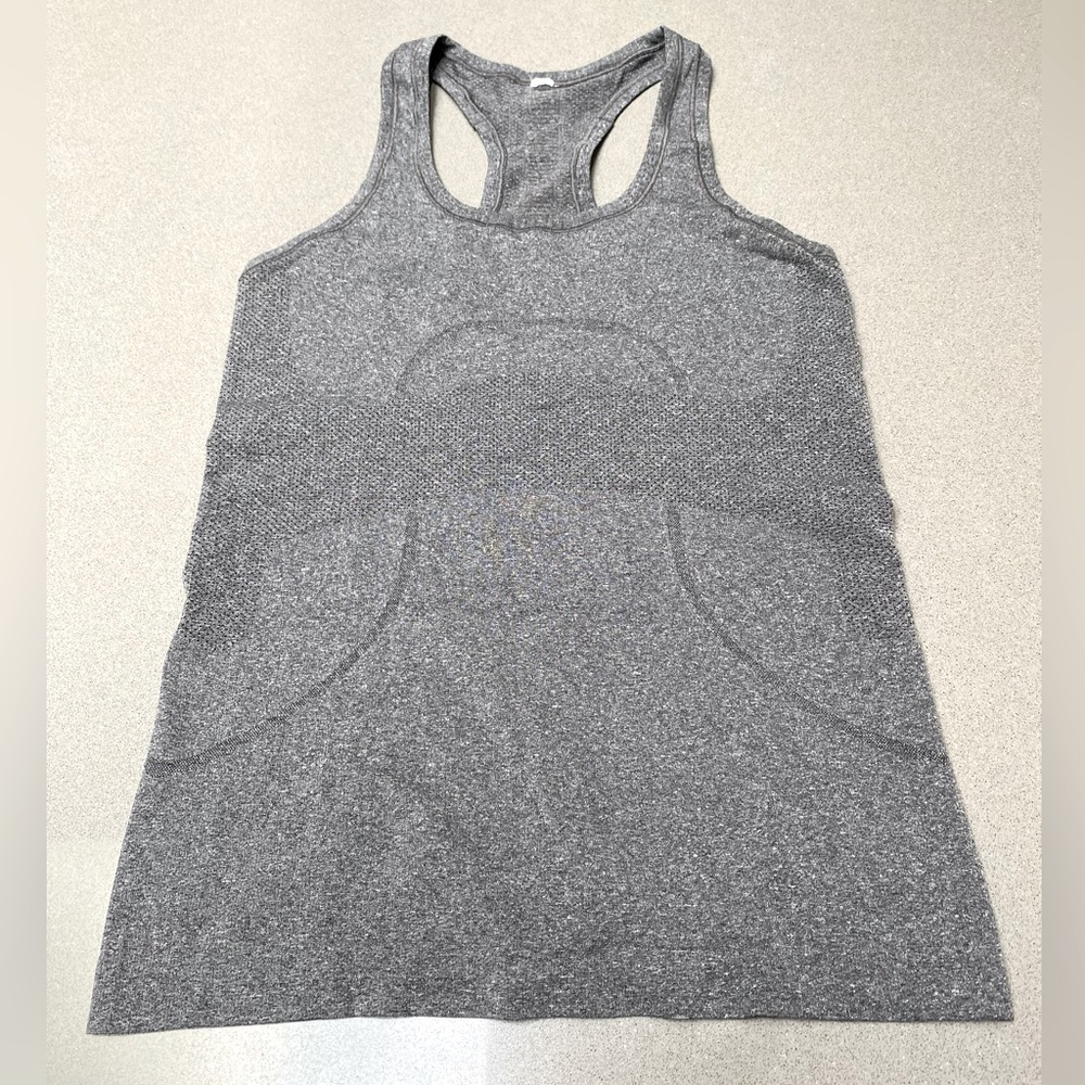 Lululemon Swiftly Tech Racerback in Charcoal Grey